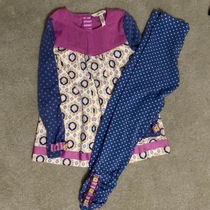 Matilda Jane Outfit size 8 top and 10 bottoms